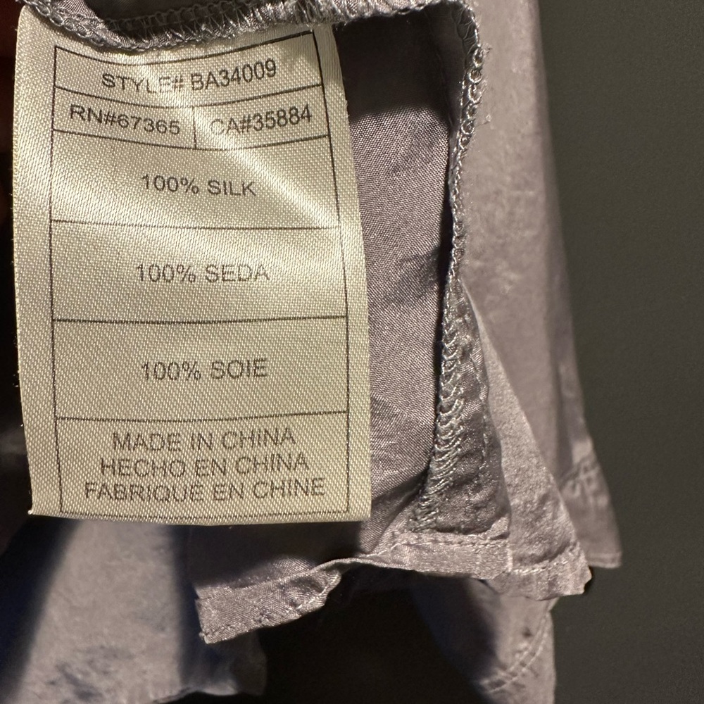 Bb Dakota Silk Button Down Top - image 4